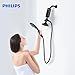 PHILIPS Shower Filter AWP1775BK/37, Water Softener for Hard Water, Shower Filtration with Double Mesh, Reducing Chlorine/Impurities/Rust Sediments for Handheld Showerhead, NSF Certified, Black
