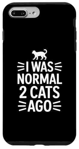 I Was Normal 2 Cats Ago �X�}�z�P�[�X iPhone 7 Plus/8 Plus �p
