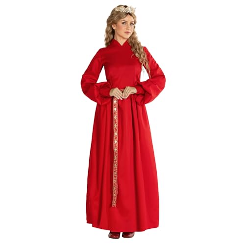 Costume princesse rouge Morph en velours texturé taille XL - 5