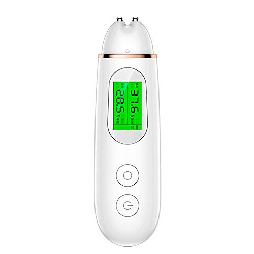 VOOADA LCD Digital Precision Skin Oil Content Analyzer Skin Tester Skin Moisture Tester