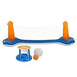 [PISCINE D'ÉTÉ EXCITANTE] Amenez le jeu à la piscine avec cet ensemble de volley-ball gonflable. Profitez des mouvements de basket-ball dans l'eau pour les enfants et les adultes de âges.