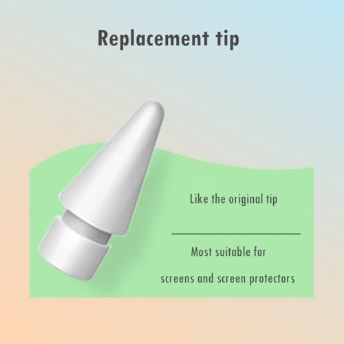 Image of SIXFU 6 PCS Replacement Pencil Tips for Apple Pencil, Durable iPencil Tip Nibs Accessories for iPad Pro /Apple Pencil Pro /USB-C / 1st Gen / 2nd Generation (Replacement)