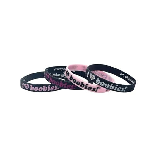 Keep A Breast i love boobies! i love boobies! Gothic Mini Bracelet Bundle