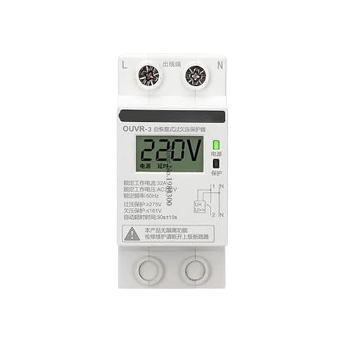 Protection contre les surtensions OUVR-3 2P 32A pour tableau électrique monophasé 220V