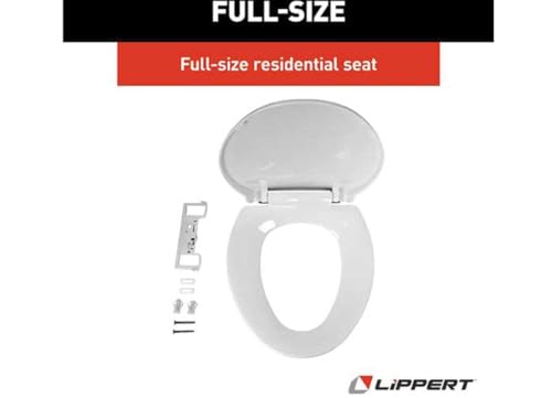 Image of Lippert Components 2022121972 Flow Max RV Toilet Seat Assembly