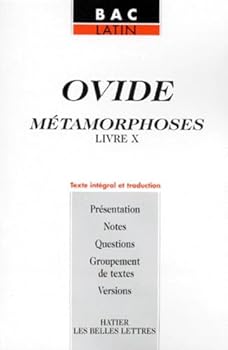 Paperback Métamorphoses, livre X [French] Book
