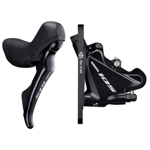SHIMANO Kit Frein à Disque Tra.- Noir-ST-R7020 + BR-R7070 + Câble.