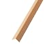 Produktbild DQ-PP WINKELPROFIL | 20x20mm | 10m (10x 1m) | Farbe: Buche | Material: PVC | Kunststoff Winkelleiste | Außenecke Kantenschutz Wand L Profil Eckprofil Kunststoffwinkel