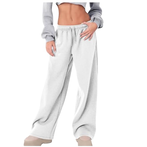 Pantalones de chándal para mujer, ajustados, ligeros, cintura elástica, modernos, para motocicleta, natación, yoga, trabajo, ajustados, blanco, L
