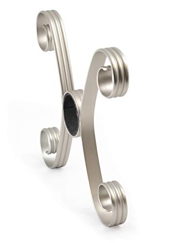 Mango Steam Easy Slip On Wine Glass Holder Silver #TOP4