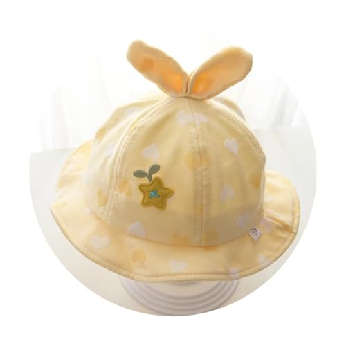 CATOR Bebé Niños Bucket Sun Hat,Algodón Sombrero de Sol Bebé,Pescador Gorra Protección de Sol Anti UV,Protección Solar Gorra de Playa para Niños,Circunferencia de cabeza recomendada 40-46cm(A)