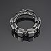 Keled Rocks Shungite Bracelet - Arachne Black - for Grounding - when Worn absorbs the influenses from electronic Gadjet - Real Shungite Stone Type II - Comes wich Certificate