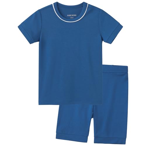 Image of pureborn Baby Pajamas Set Toddler Snug Fit Cotton Sleepwear 2pcs 12M-7Y