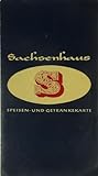  Speisen- und Getränkekarte (Preisgruppe IV)