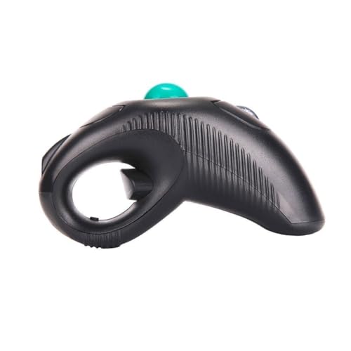 Ratón inalámbrico trackball ergonómico de plástico resistente para laptop