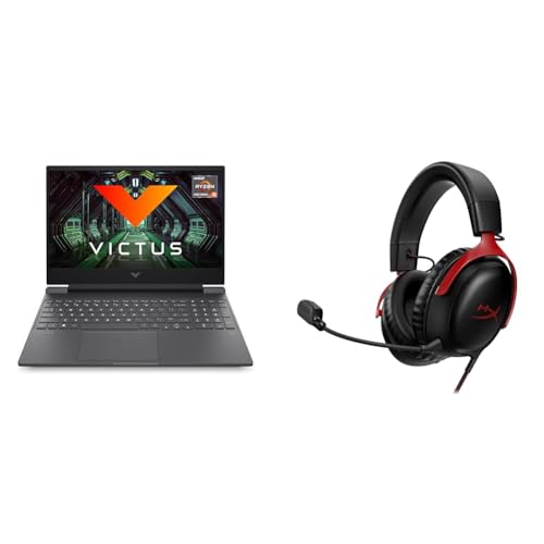 Image of HP Victus Windows 11 Home Gaming Laptop,AMD Ryzen 5 5600H,4Gb AMD Radeon Rx 6500M Graphics,15.6-Inch