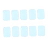 Veemoon 10 Stück Transparente Gel Pads für Bauchmuskelstimulator Ersatz Gel Sheet Pads für Ems...