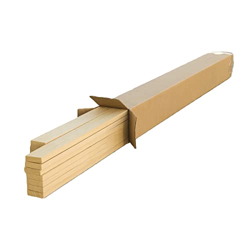 Holzleisten Leisten Holz Holzprofilleisten / 1000 x 48 x 14 mm