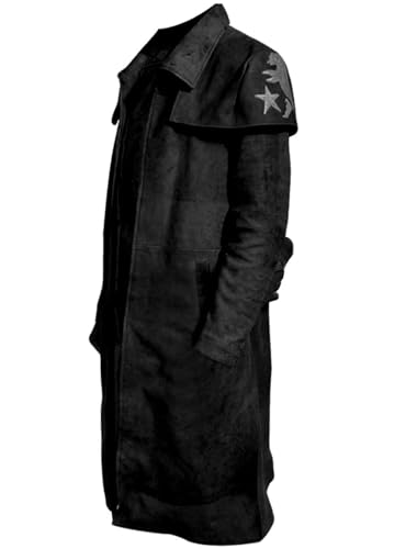Premium Suede Leather Duster Ranger Coats - New Vegas A7 NCR Veteran Ranger Classic Armor Coat - A7 Coat2