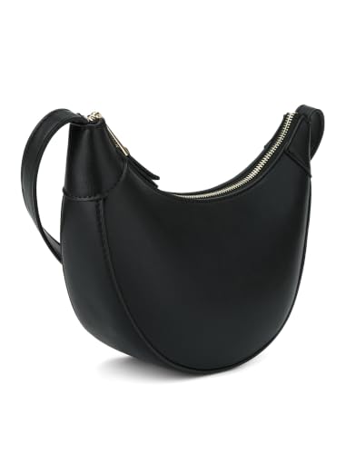 Image of Cresent Crossbody Bag for Women Purse Small Shoulder Sling Moon Bags | Trendy Vegan Leather Dumpling Hobo Bag for Casual Daily