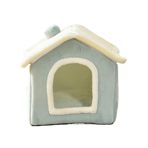 Maison pour chats d'intérieur imperméable et lit d'hiver douillet
