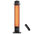 EAST OAK 1500W Patio Tower Heater Waterproof Outdoor Electric Heater