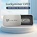 Lucky Miner V3 USB Mini Bitcoins Miner Solo BTC Lottery Mining Device with Display SHA-256 Asic Chip Crypto Miner