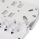 Rankomu 4-Port FTTH Glasfaser-Verteilerbox, 4-Kern Optischer Splitter Desktop Mini Universal für SC/FC/LC Flansche, ABS Schlagfest Staubdicht mit Flip-Platte, Wandhängend/Horizontal (Innenanwendung)
