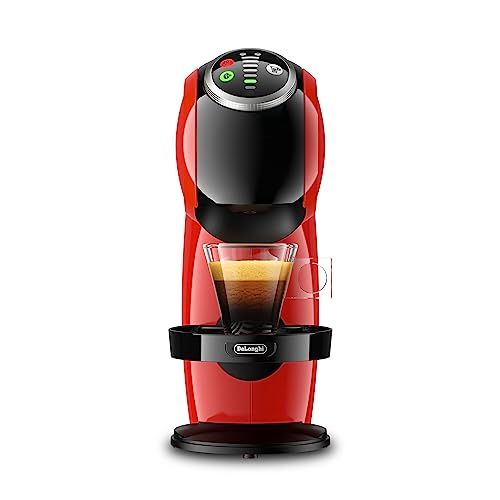 De'Longhi Nescafé Dolce Gusto Genio S Plus EDG315.R, Automatic Coffee Machine, Capsule Coffee Machine, Espresso Boost, Cappuccino, Energy Saving Auto Shut-Off, 15 Bar Pressure, Red