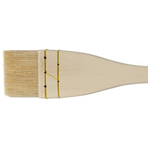 Jackson's : Artist Hake White Goat Hair Brush : Flat : 1.75in (45mm)