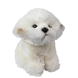 Größe: 18 cm; Farbe: weiß Teddys Rothenburg Malteser Kuscheltier Hund Malteser/Bichon Frisé 18 cm sitzend weiß Plüschtier Plüschhund