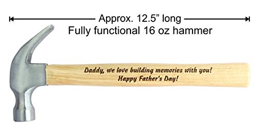 Personalized Laser Engraved Wood Handle Hammer, Valentines Gifts, Gifts For Men, 5Th Anniversary Gifts For Him, Anniversary Gifts For Men #TOP5