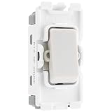 BG R12 White 2 Way Single Pole Light Switch 20 Amp Grid Switch