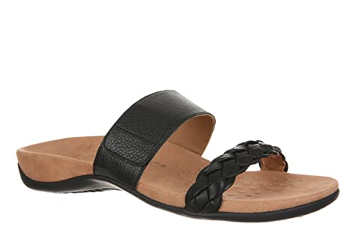 Vionic Jeanne Women's Slide Arch-supportive Sandals Black - 7 Medium