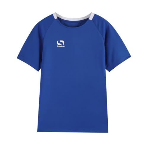 Image of Sondico Boys Fundamental Polo T-Shirt Junior Royal/White 11-12 Years