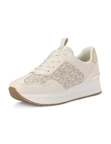 Michael Kors Women's Raina Trainer, Vanilla, 9.5