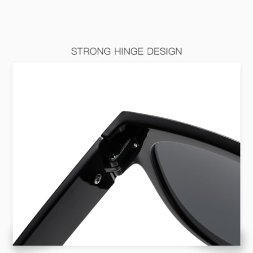 Lunettes de soleil œil de chat rondes pour en finir avec l'éblouissement UV400