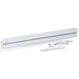 SEBSON LED Unterbauleuchte Küche 55cm – dimmbar, 3 Lichtfarben 2700K/4000K/6500K, schwenkbar, Schalter & Stecker 230V, Lichtleiste verlängerbar