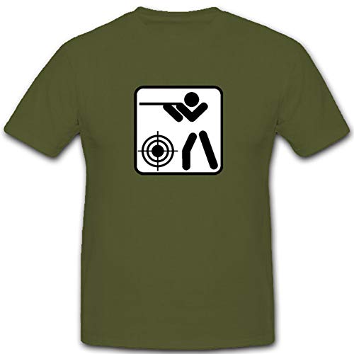 T Shirt de Tir de Sport Confortable Bundeswehr Vert Contre la Transpiration
