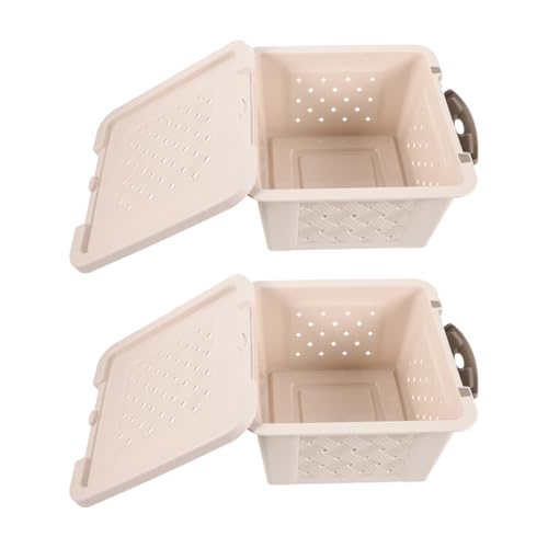 iplusmile 2 Stück Pack Hamstertransportbox aus Robustem Kunststoff Atmungsaktive Kleintierbox für Reisen und Außeneinsatz Kleine Haustier Tragebox für Hamster und Nager