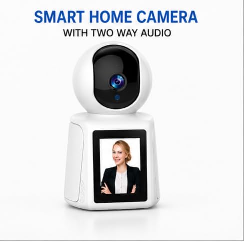 Image of WiFi Smart Home Camera with Two Way Audio Live Video Calling