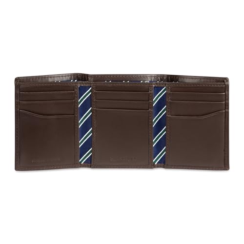 Image of Tommy Hilfiger Men's Tie Fabric Trifold Wallet