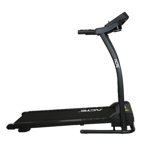 Esteira Ergométrica Elétrica Residencial, Preta, Velocidade Máxima 10km/h, para Exercícios em Casa