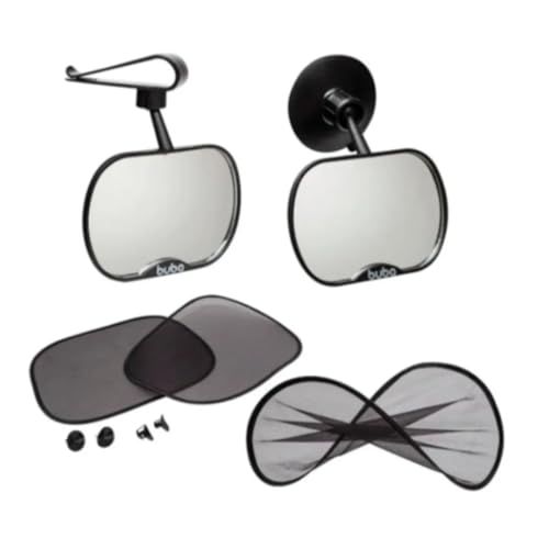 Kit Protetor Solar Vidro de Carro E Espelho Retrovisor Vigia Bebê Buba