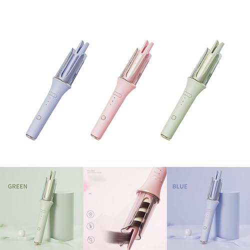 Image of Automatic Hair Curler Portable Iron for Girls Medium to Long Hair Women Blue Health & Beauty /Hair Care & Styling /Straightening & Curling Irons