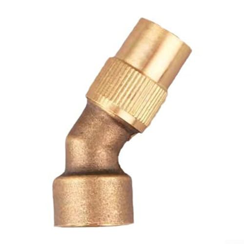 Professionelle Kupfernebel-Sprühdüse, verstellbarer Wasserdurchfluss, Gartenschlauchaufsatz für Pflanzen, Bewässerung von Bauernhof, Gewächshaus, Bewässerung