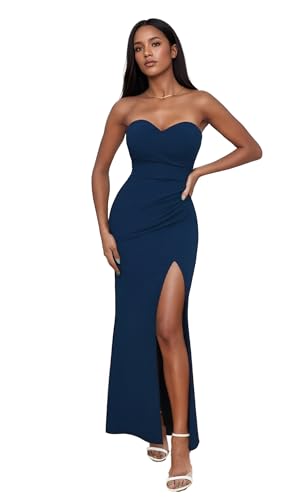 Image of LightlyKiss Women's Bodycon Wedding Guest Dress Formal Cocktail Party Evening Gown