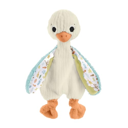 Fisher Price Jouet sensoriel bébé Oie en peluche avec sons