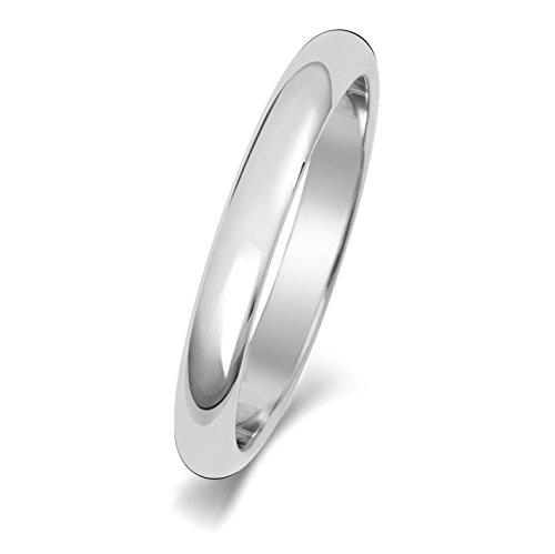 Bague de Mariage Or Blanc 2,5mm alliance fine et légère pour porter au quotidien