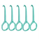 Maoerdental 5PCS Aligner Removal Tool, Clear Aligner Remover Tools for Invisalign Removable Retainers, Aligners,Braces Removal Kit (5PCS Cyan)